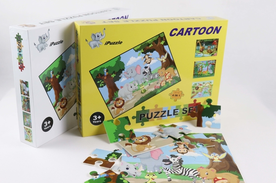 Καλή τιμή. Cool 4 Pack Paper Jigsaw Puzzle Παιδί 4-8 ετών Εκπαιδευτικό μάθημα σε απευθείας σύνδεση